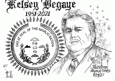 RIP Kelsey Begaye, 1951-2021.