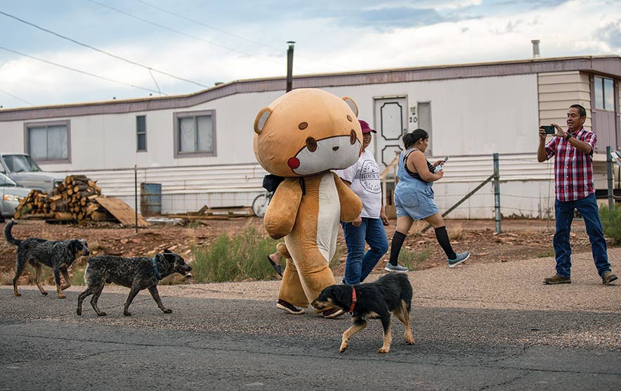 Bearsun’s effect: Why are Diné obsessed with man in bear suit?