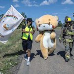 Diné reach out, embrace Bearsun:  Man walks for donations for mental health, autism, cancer, the disabled community and environment