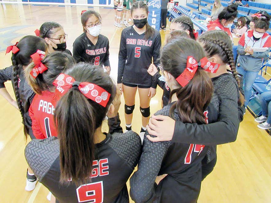 ‘we Can Go Far’ Lady Sand Devils Volleyball Building Momentum Navajo Times