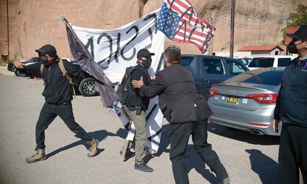 Two DV marchers claim Nez assaulted them