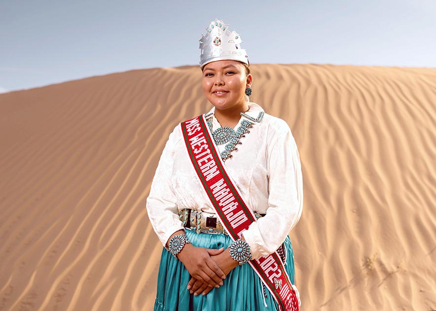 Sisters compete for crown: Joyceline Wero crowned Miss Western Navajo