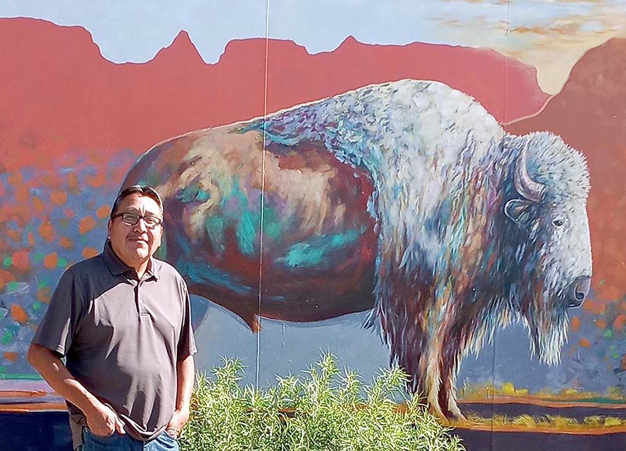 ‘Something good, something positive’: Diné painter David K. John expresses beauty of culture