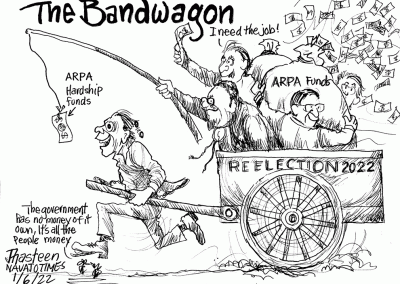 The Bandwagon: Politicians ride reelection 2022 wagon tossing ARPA funds money out to everyone.