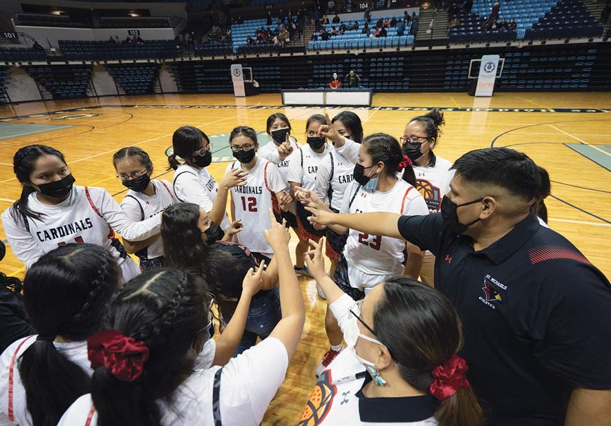 Lady Cardinals overcome slow start in 1A playoffs