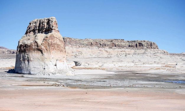 ‘Islands’ resurfacing as Lake Powell nears critical level