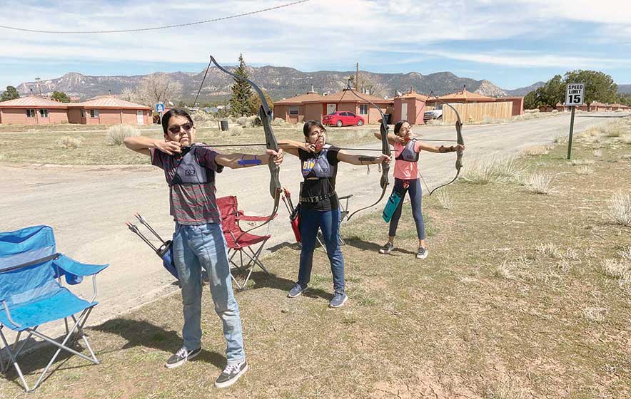 Diné College program offers Native archery