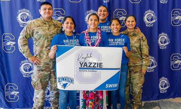 Finding ‘own path’: Chandler swimmer Kaylah Yazzie signs with Air Force Academy
