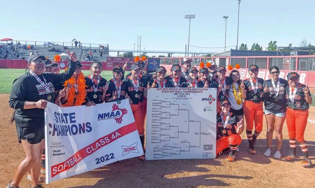 Gallup softball team earns first state crown over Lovington:  Lady Bengals scatter 13 hits in 8-0 win