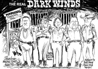The real dark winds. Corrupt politicians running for office.