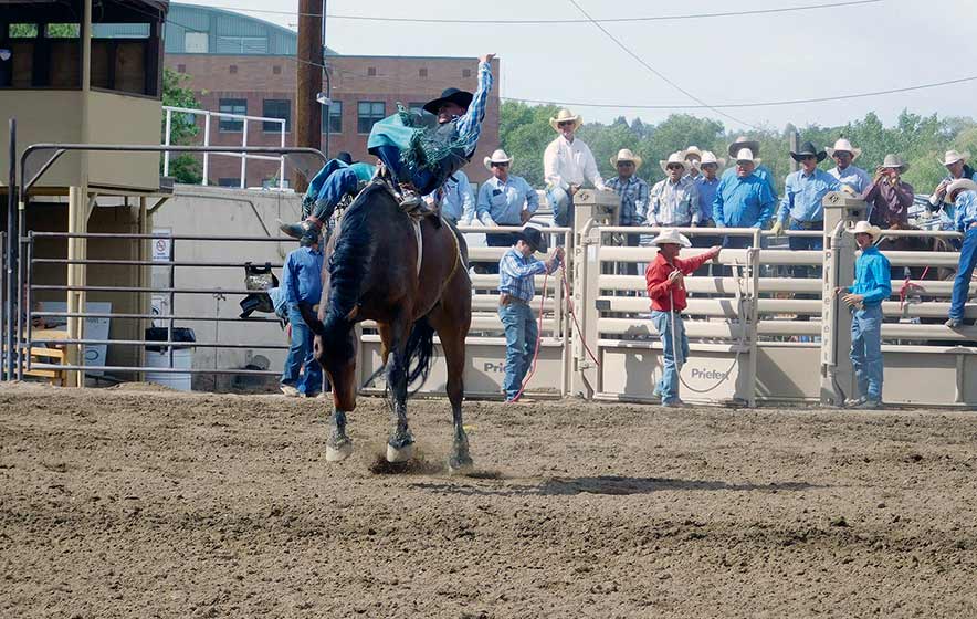 Gearing up for nationals: Three Native cowboys make cut in rough stock events