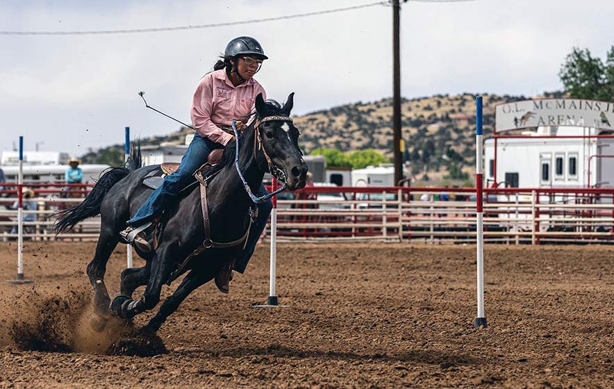 Rock Point cowgirl eyes national title on trusted horse