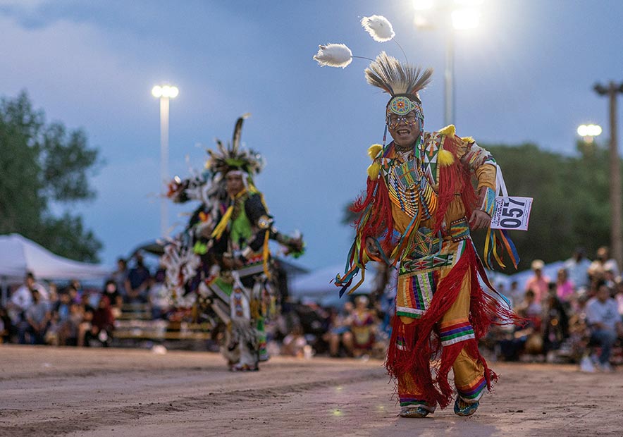 ‘Backbone of America’:  Powwow, gourd dance say ‘thank you’ to essential workers