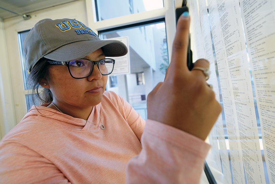 Young Diné voter educates herself before voting