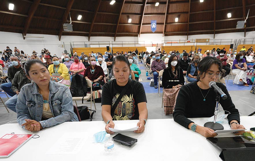 Key issues at Diné College: Youth want homes, jobs