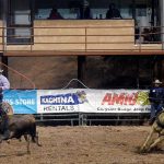 Local cowboys double-dip at Gallup Lions Club Rodeo