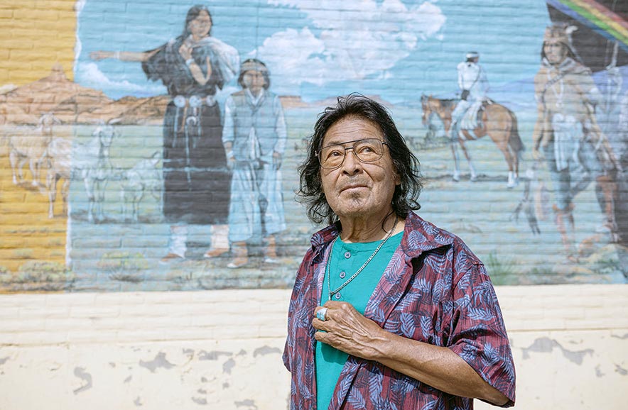 ‘My art has kept me going all these years’: Ceremonial poster artist Richard Kee Yazzie a model of strength, resiliency