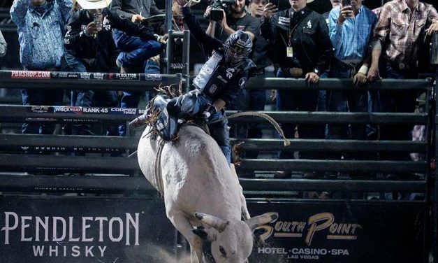 Jesus bucked off on re-ride: Vitor Losnake wins PBR bull-riding event