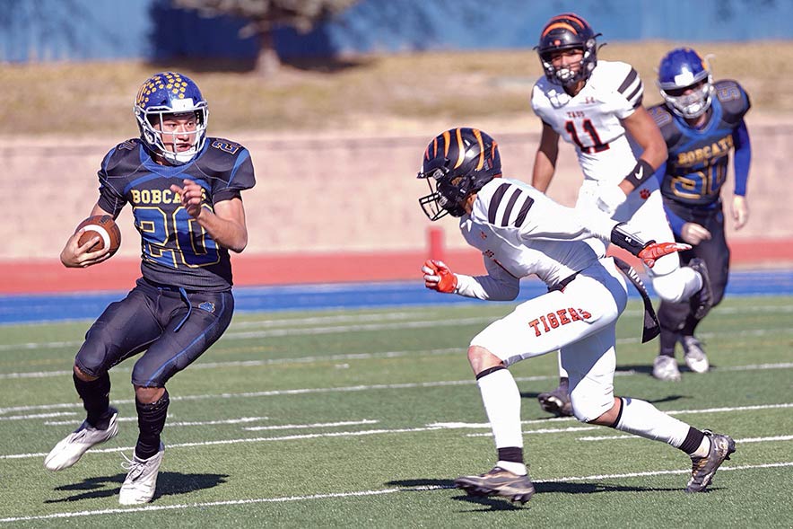 Best birthday gift!  Bobcats win state playoff game for coach