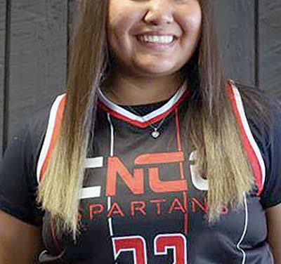 Lady Spartan reunites with middle school coach at CNCC