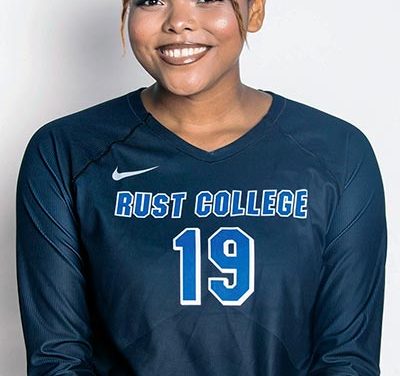 Ganado alumna emerging as a leader for Rust College volleyball