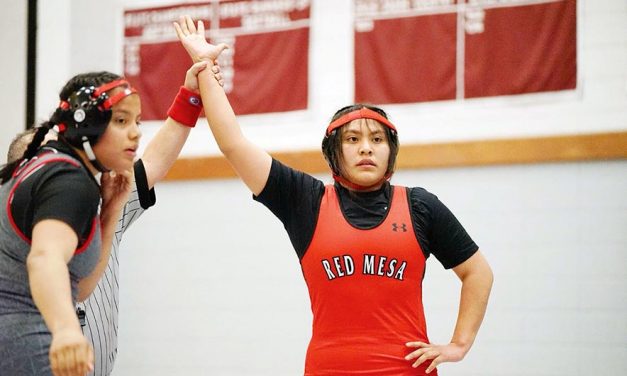 ‘Making history’: Red Mesa qualifies two sisters to state wrestling tournament