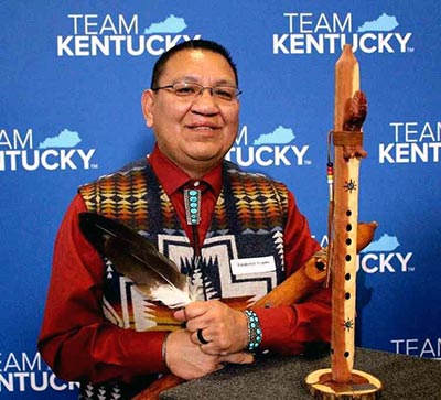 Navajo flutist creates the 2022 Kentucky Governor Arts Award