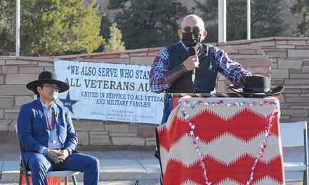 Honored in speeches, ignored in crisis: Diné veterans march 67 miles, find no one home