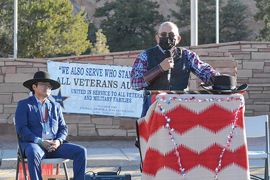 ‘Bringing strength and pride’: ‘Alą́ąjį’ naazíinii gather in prayer for military personnel, families