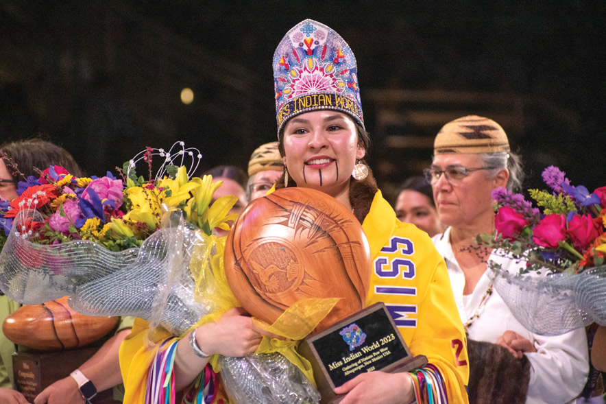 Tori McConnell crowned Miss Indian World