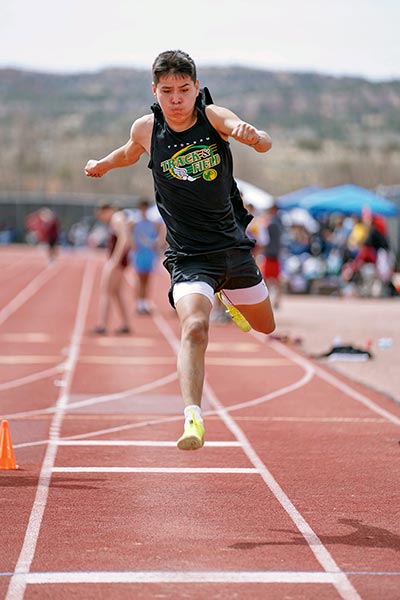 Thoreau jumper meets state standards in triple jump - Navajo Times