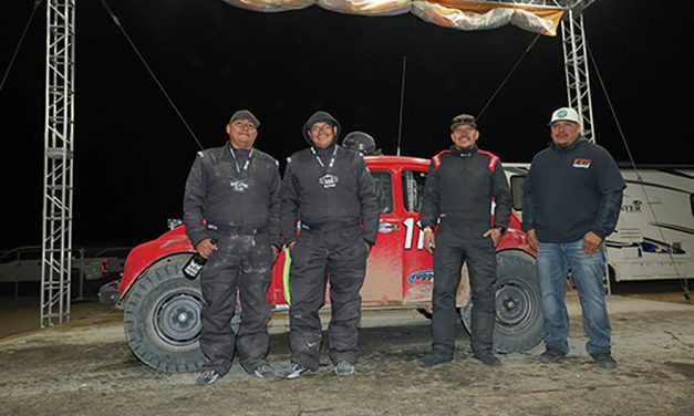 ‘It was just us, the car’ and desert: Diné brothers take first place at the 2023 Mint 400