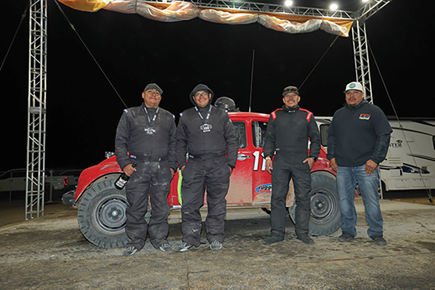 ‘It was just us, the car’ and desert: Diné brothers take first place at the 2023 Mint 400