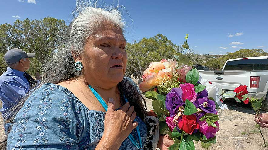 Christine Lester’s body returns home with somber escort