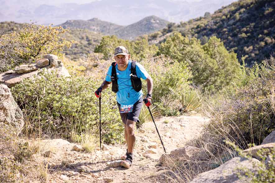 Diné ultrarunner Greg Secatero beats the odds