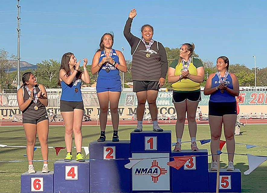 Crownpoint thrower tops discus field at 3A state meet