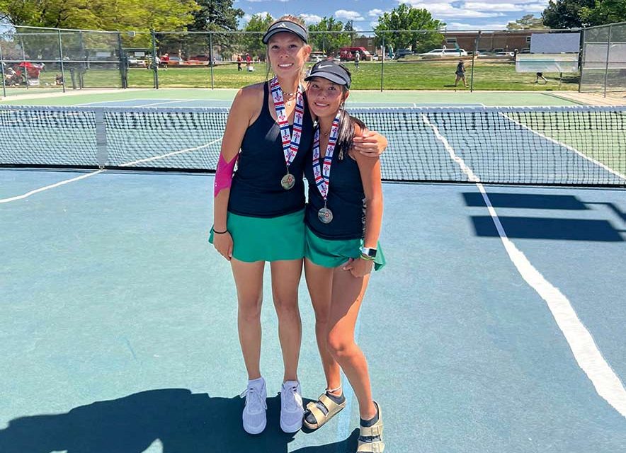 NMAA state tennis, Navajo girls finish as reserve champs in doubles