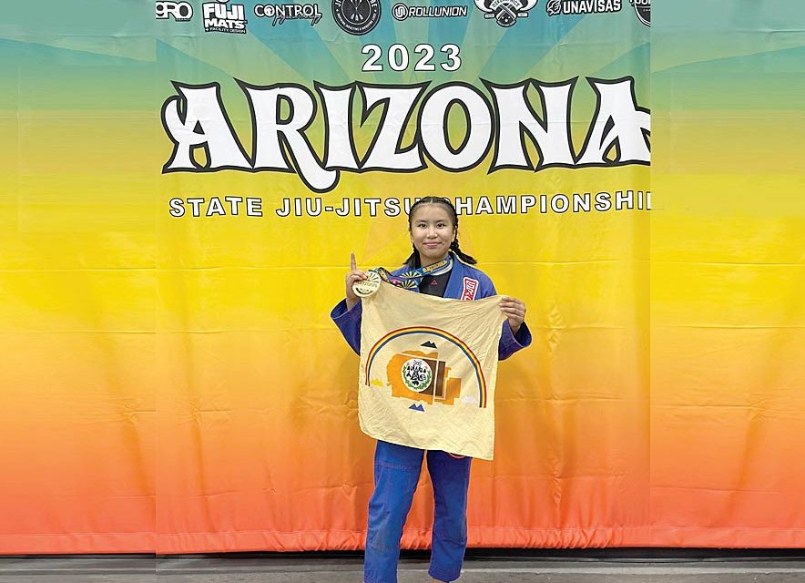 Hopes to inspire other Natives as she competes in Brazilian jiu-jitsu