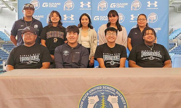 8 athletes signs for college from Window Rock