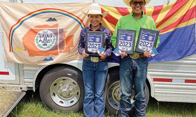 Diné duo finish as reserve world champs at junior high finals