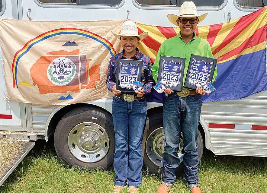 Diné duo finish as reserve world champs at junior high finals