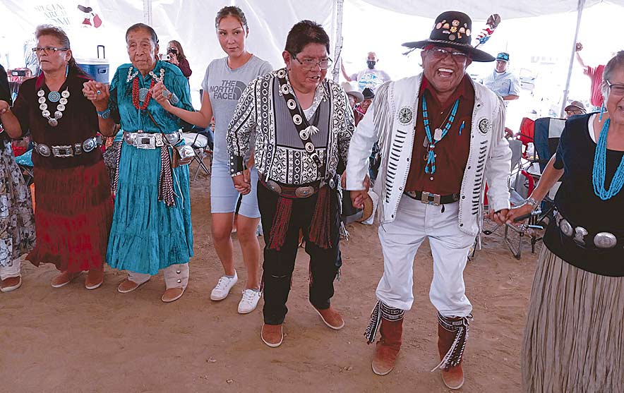 Navajo elders dance, play at festive celebration