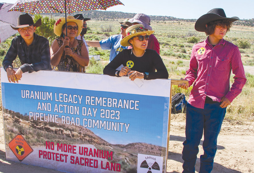A breach of trust and more; Community members gather, march for uranium remembrance, action