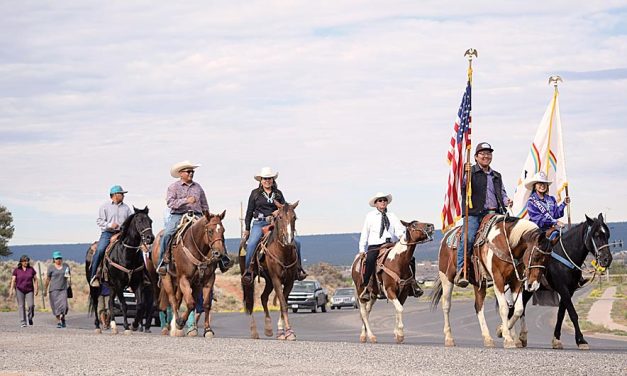 Council delegates ready for trail ride, Tribal leaders prepare for horseback travel to summer session