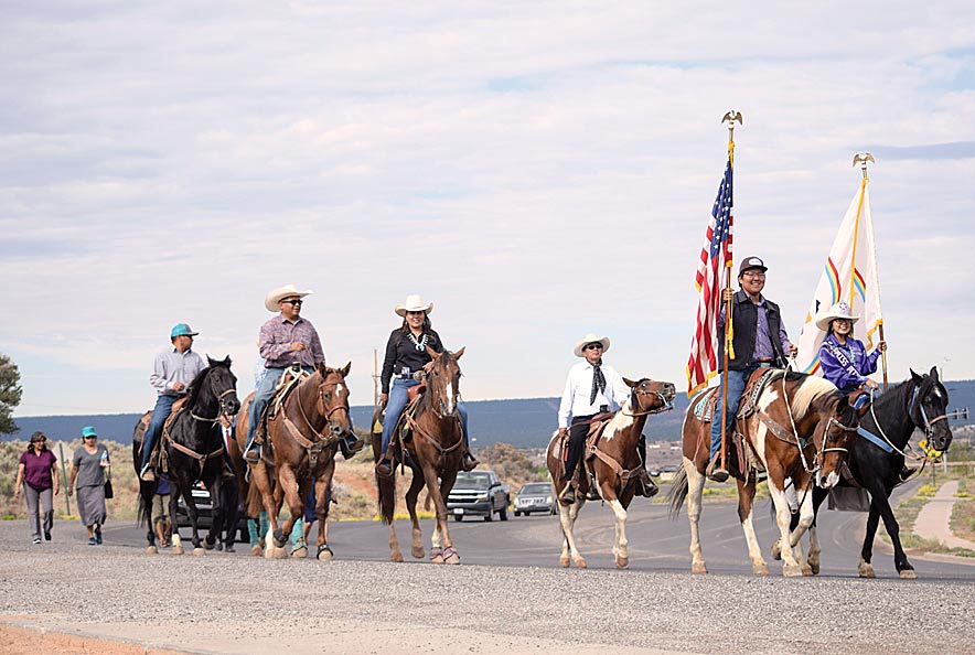 Council delegates ready for trail ride, Tribal leaders prepare for horseback travel to summer session