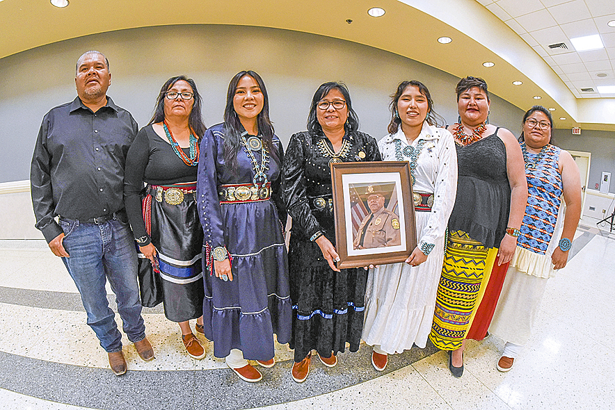 Family of late Chinle police officer say he wanted to be at USNS Navajo christening