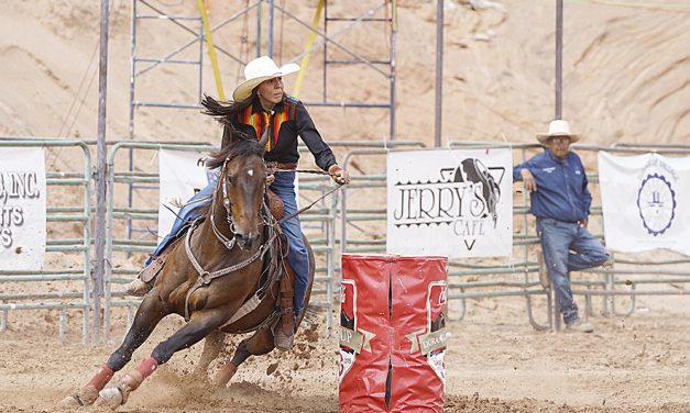 Ceremonial Rodeo, Yazzie, Long earn saddles, buckles, cash for all-around champion effort