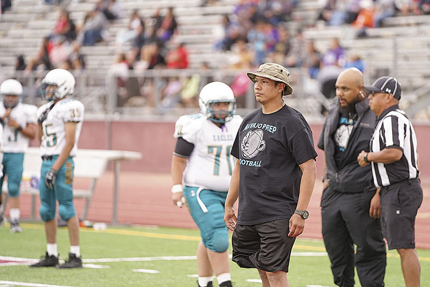 Tallbull back in charge of Navajo Prep football