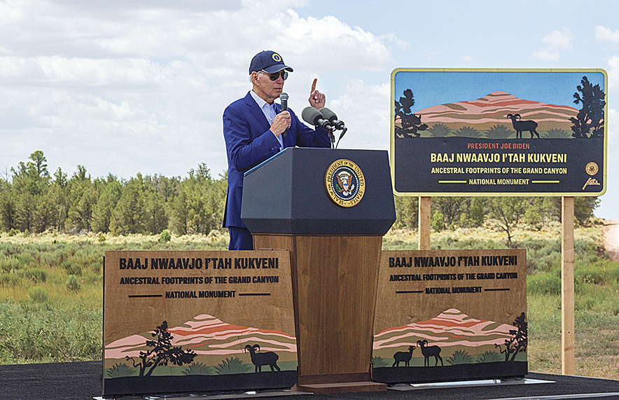 Biden designates national monument near Bidáá’ Ha’azt’i’