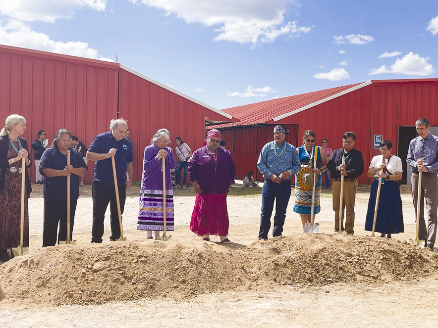 Groundbreaking for fixed wireless to serve 600 Diné families